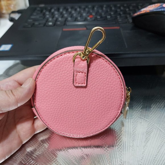 Beautiful Anne Klein Small Clip On Pouch Coin Purse Clip On Handbag Keychain - Picture 2 of 4